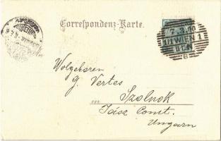 1900 Wien, Vienna, Bécs; Aus dem Volksgarten / park. Karl Stücker 7231. litho  s: Rosenberger