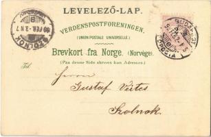 1899 Hardangerfjord. Kunstanstalt Paul Finkenrath litho