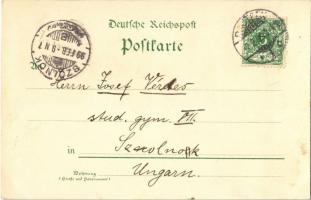 1899 Bautzen, Abgott Flinz, Kriegerdenkmal, Czorneboh Aussichtsturm / military heroes monument, look...