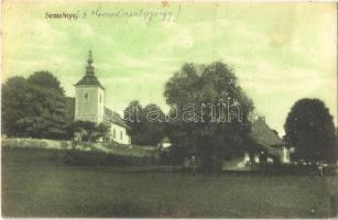 1915 Szemelnye, Semelnye, Smilnó, Smilno (Bártfa, Bardejov); templom. Divald Károly fia / church