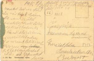 1915 Miklós: Taktikai okokból kivonulok Európából. Szibéria / Caricature of Nicholas II of Russia. W...