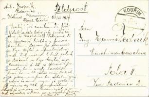 1914 Zdánice, Hostinec Ant. Zedník / chapel, restaurant