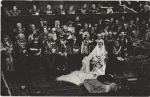 Princess Juliana and Prince Bernhard of the Netherlands on their wedding day in 1937