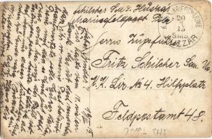 1915 SMS Turul Osztrák-Magyar Monarchia Huszár-osztályú rombolója, matrózok / K.u.K. Kriegsmarine Ze...