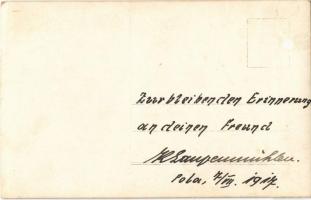 1917 Pola, SM Tb 93 F (később Jugoszláv T6) osztrák-magyar haditengerészet 250t osztályú torpedónasz...