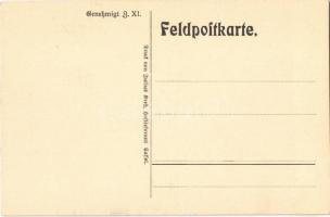 Marktplatz von Rawa. Genehmigt 3. XI. / Jewish men fighting in Rava-Ruska. Judaica humour s: Schellm...