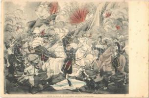 Japan V. Russia - A Japanese artists conception. Russo-Japanese War, cavalry (wet corner)