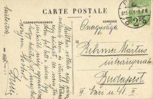 Hat fashion. French art postcard. K.F. Paris 4288. s: Xavier Sager