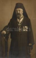 1926 Temesvár, Timisoara; Nikolics István püspöki helynök / Transylvanian episcopal vicar. Foto Atelier Corso photo (szakadás / tear)