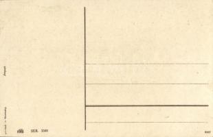 Heilige Mutter Anna / Saint Anne (Mary's mother). HWB Ser. 3340. golden litho