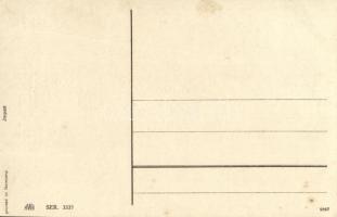 Heilige Hedwig / Hedwig of Silesia. HWB Ser. 3337. golden litho