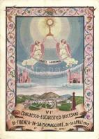 1939 Venite Adoremus. VI Congresso Eucaristico Diocesano di Fidenza in Salsomaggiore 26-30 Aprile 1939 / VI Diocesan Eucharistic Congress of Fidenza. Art Nouveau (EK)