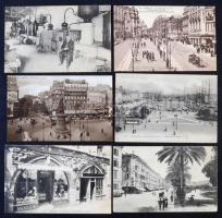 Kb. 600 db RÉGI francia képeslap nagy albumban. Vegyes minőség / Cca. 600 pre-1950 French postcards ...