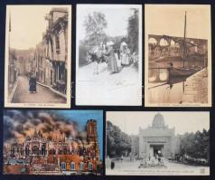 Kb. 600 db RÉGI francia képeslap nagy albumban. Vegyes minőség / Cca. 600 pre-1950 French postcards ...