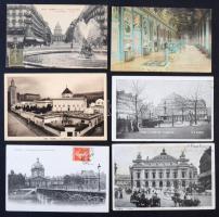 Kb. 2000 db RÉGI francia képeslap dobozban: csak Párizs. Vegyes minőség / Cca. 2000 pre-1950 French ...