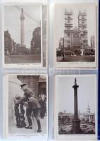 Kb. 170 db RÉGI képeslap Nagy-Britanniából albumban. Vegyes minőség / Cca. 170 pre-1950 British (UK)...