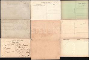 13 db RÉGI motívum fotó képeslap: erotikus, pornográf. Vegyes minőség / 13 pre-1950 motive photo pos...