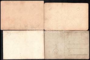 13 db RÉGI motívum fotó képeslap: erotikus, pornográf. Vegyes minőség / 13 pre-1950 motive photo pos...