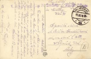 1916 K.u.K. Kriegs-Spital in Meidling (Wien XII), K.k. Tabak Trafik / Austro-Hungarian military war ...