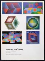 cca 1990 Vasarely, Viktor (1908-997) Hatlapos (teljes) mappa, Vasarely Múzeum, én, ofszet, papírmére...