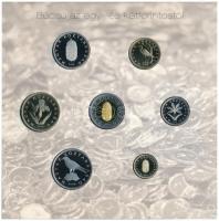 2008. 1Ft-100Ft (7xklf) darabos forgalmi sor "Búcsú az egy- és kétforintostól" dísztokos s...