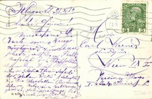 1912 Der Kriegszuschauplatz auf dem Balkon. Am Freitag & Samstag, Wien / The theater of war on t...