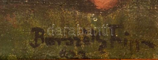 Borszéki Frigyes (1880-1950): Fürdőző nők. Olaj, vászon, jelzett, keretben, 80×96 cm