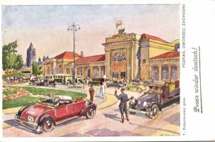 Posen with railway-station