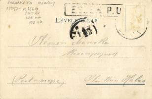 Mohács, II. Lajos király szobra a Csele-pataknál, emlékmű. Kiadja Rosenthal Márk (EK)