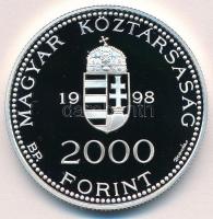1998. 2000Ft Ag "Integráció az EU-ba - EURO II" T:PP Adamo EM157