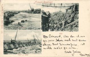 Assuan building of the dam