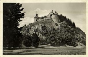 1940 Krasznahorkaváralja, Krásnohorské Podhradie; Krasznahorka vára. Kiadja Fuchs József / Hrad Krásna Horka / castle