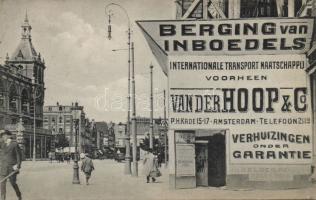 Amsterdam with advertising