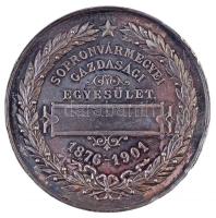 1901. "HASS ALKOSS, GYARAPÍTS S A HAZA FÉNYRE DERÜL / SOPRON VÁRMEGYEI GAZDASÁGI EGYESÜLET 1876...