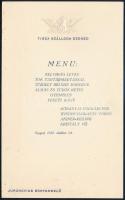 1930 Miniszteri meghívók, belépők a szegedi Fogadalmi-templom felszentelésére, boríték, 9 db belépő,...