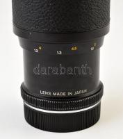 Leitz Vario-Elmar 75-200mm f/4.5 Leica-R bajonettes teleobjektív, optikailag hibátlan, külsején apró...
