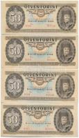 1983-1989. 50Ft (8x) T:II-,III szép papír