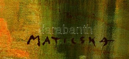 Maticska jelzéssel: Olasz táj. Olaj, vászon, 80×101 cm