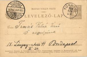 1900 Torbágy, Biatorbágy; Szecessziós hölgy, kézzel rajzolt / Art Nouveau lady. Hand-drawn art postc...