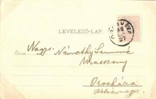 1899 Société Secession Paris No. 506. Art Nouveau lady, litho (EK)