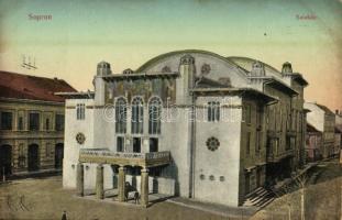 1912 Sopron, Színház. Kiadja Piri Dániel 553.