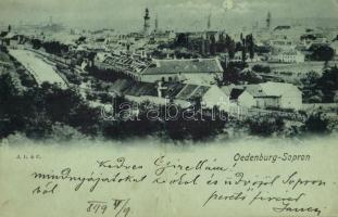 1899 Sopron, látkép (EK)