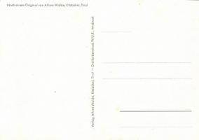 Spätwinter. Verlag Alfons Walde, Kitzbühel, Tirol s: Alfons Walde