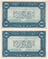 ~1920. 100K "Vásárlási visszatérítés" (2x) mindkettő "Magyar Cserkészek Termelő és Ér...