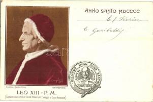 1901 Leo XIII P.M. Anno Santo MDCCCC. Cosmos Catholicus / Pope Leo XIII s: C. Cingolani (EK)