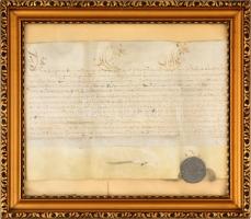 1878 IX. Pius pápa nevében kelt pápai levél Ferenc Józsefhez Schlauch Lőrinc választott szatmári püs...