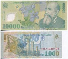 Románia 1966. 100L + 1991. 1000L + 1998. 1000L + 2000. 10.000L + 50.000L T:III
Romania 1966. 100 Le...