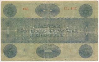 1919. 5K "MÁS TÖRVÉNYES..." előlapján gúnyrajz T:III-