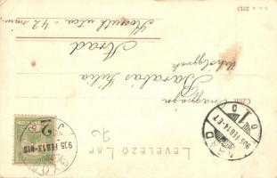 1905 Győr, Kazinczy utca, Szirmai Mór, Kohn Mór üzlete. Rembrandt fényirda (EB)