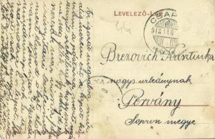 1918 Győr, Püspöki papnevelő intézet kápolnája, belső, oltár (EM)